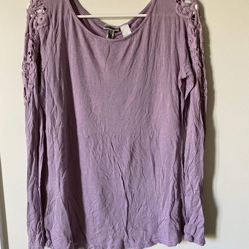 BKE long sleeve lace top